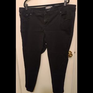 Torrid Luxe Skinny Jeans, Black, 24